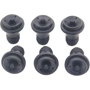 Wine Bottle Stopper, Wine Saver Vacuum Stoppers, Wine pump Vacuum Stoppers, Pack of 6, Rubber Wine Stoppers for Wine Saver Vacuum Pump Preserver, Solid stoppers Fit Every Bottle