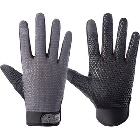 Full Finger Cycling Gloves Mountain Bike Gloves, Touchscreen MTB Gloves Racing Gloves Cycling Gloves for Men Bicycle Gloves Men & Women, Full Finger Workout Gloves