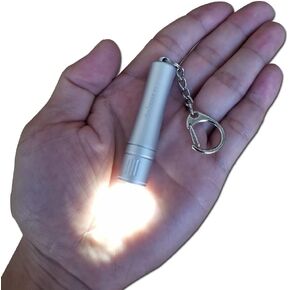 Bright Keychain flashlight K1,high bright 150 lumens,as small flashlight lantern camp lamp light,waterproof torch for EDC,reading,sleep,dog walking,camping,hiking (2 PCS black red)
