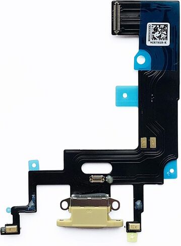 Johncase OEM Charging Port Dock Connector Flex Cable + Microphone + Vibrating Motor Buckle Replacement Part Compatible for iPhone XR All Carriers (Blue) in Saudi Arabia