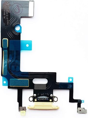 Johncase OEM Charging Port Dock Connector Flex Cable + Microphone + Vibrating Motor Buckle Replacement Part Compatible for iPhone XR All Carriers (Blue) in Saudi Arabia