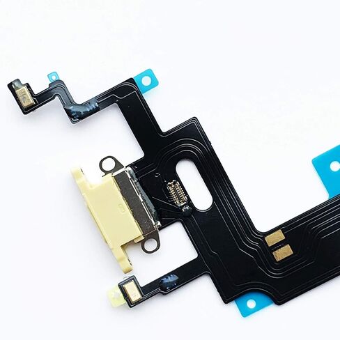 Johncase OEM Charging Port Dock Connector Flex Cable + Microphone + Vibrating Motor Buckle Replacement Part Compatible for iPhone XR All Carriers (Blue) in Saudi Arabia