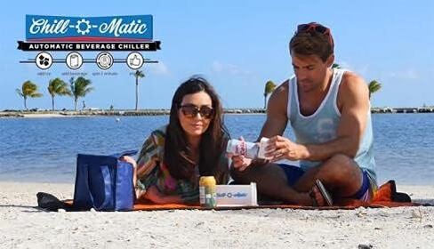Instant Beverage Cooler, Chill Drinks in 60 Seconds with this Portable Cooling Device - Perfect for Outdoor Activities and Parties in Saudi Arabia