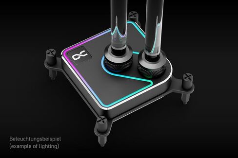 وحدة معالجة المياه Alphacool Core 1 Aurora CPU مع ورقة Grizzly Kryosheet الحرارية (38x38 مم) لحزمة وحدة المعالجة المركزية Intel LGA 1700، فضي in Saudi Arabia