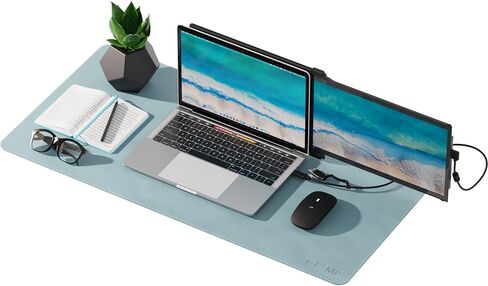 Mobile Pixels Desk Pad, Waterproof, Spill-Resistant, Non-Slip Base, Upscaled Stitched Large Extended PU Leather Protective Desk Mat for Keyboard, Mouse and Monitors 31.5" x 15.75"(Graphite Black) in Saudi Arabia