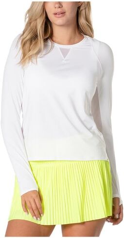 Lucky In Love Women's High Low Breezy Long Sleeve Shirt. in Kuwait