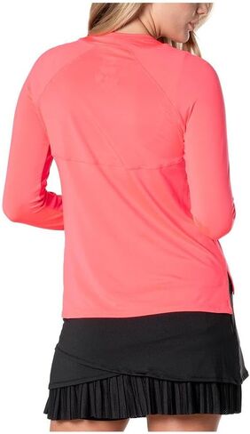 Lucky In Love Women's High Low Breezy Long Sleeve Shirt. in Kuwait