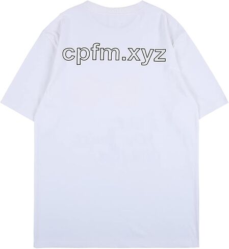 تي شيرت Lucky me i See Ghosts للرجال بتصميم هيب هوب ستار ثلاثي الأبعاد مطبوع عليه حروف فضفاضة للجنسين وأكمام قصيرة in Kuwait