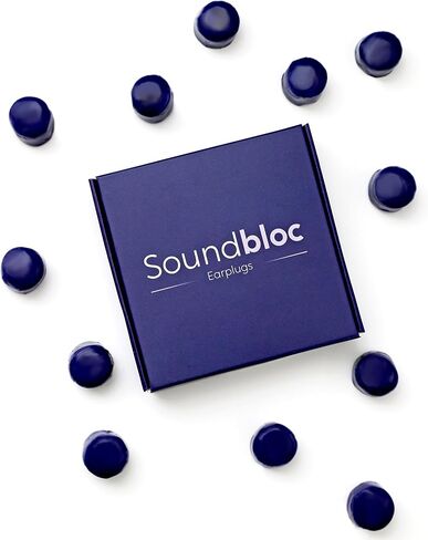 سدادات أذن أورورا سيليكون Soundbloc™- 6 أزواج من سدادات الأذن الهادئة للنوم، سدادات أذن قابلة للتشكيل، سدادات أذن مخصصة لتقليل الضوضاء، سدادات أذن سيليكون ناعمة قابلة لإعادة الاستخدام، سدادة الأذن للنوم مقاس S/M in Saudi Arabia