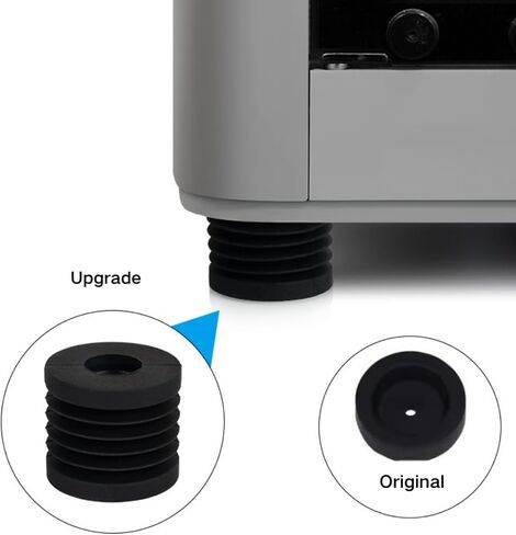 سجادات قدم مطاطية مضادة للانزلاق من CHPOWER، وسادة قدم مضادة للاهتزاز، حوامل سرير متوافقة مع Bambu Lab X1/ P1P/ P1S/ Ender 3/ 3S/ 3 PRO/3 V2/5/6 Anycubic Mega/Vyper/Kobra/ Kobra2/ كوبرا بلس in Kuwait