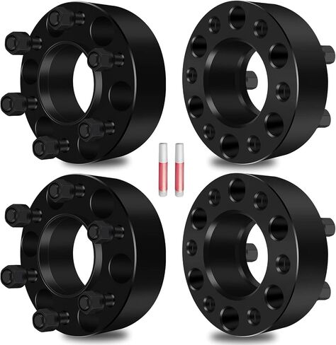 SCITOO 2 inch 4X 6x135 to 6x135 hub centric Wheel Spacers 14x2 Studs 6 Lug Wheel Spacer Adapters for Expedition Wheel Spacers for Mark LT Wheel Spacers for Navigator Wheel Spacers in Saudi Arabia