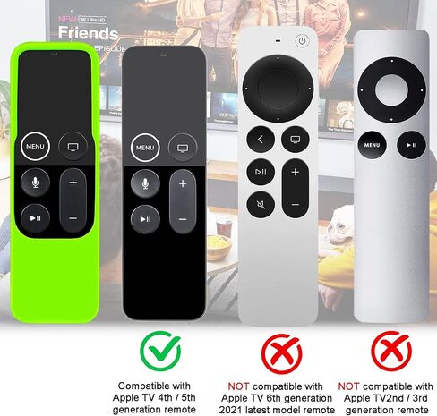 3 Pack Cases Compatible with Apple TV 4K/ 4th Gen Remote in Saudi Arabia