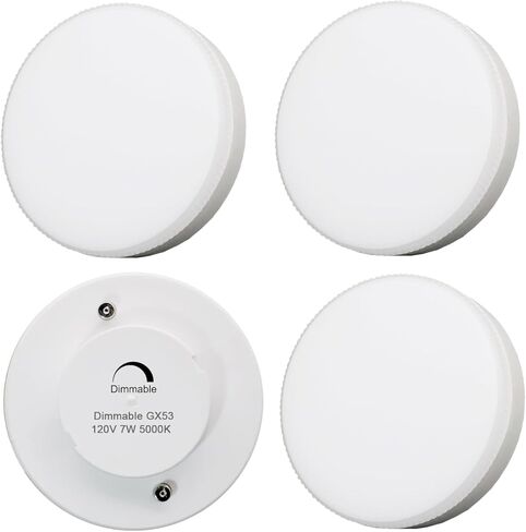 KAKEMONO Dimmable MR11 GU10 Base LED Bulb 35mm Mini/Small Spot Light 120V 3W Track Light، 20watt 35W يعادل الهالوجين، أبيض دافئ 2700K، حزمة من 4 in Kuwait