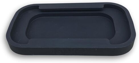 Isoko Silicone Bagel Crumbs Catcher Base for Plastic Guillotine Bagel Slicer (BLACK) in Saudi Arabia
