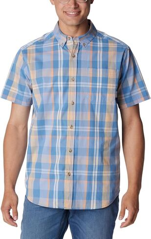 Columbia Men's Rapid Rivers II Short Sleeve Shirt, Skyler Multi Plaid, X-Large in Saudi Arabia