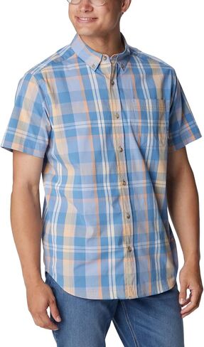 Columbia Men's Rapid Rivers II Short Sleeve Shirt, Skyler Multi Plaid, X-Large in Saudi Arabia