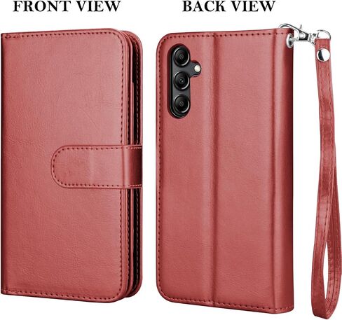 Takfox Galaxy A14 5G Case, Galaxy A14 5G Phone Case Wallet, PU Leather Credit Card Holder Slots Folio Flip Detachable Magnetic Cover Kickstand & Carrying Strap for Samsung A14 5G-Marble in Saudi Arabia
