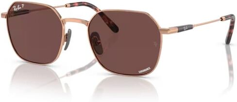 Ray-Ban Jim Titanium RB8094 Hexagonal Sunglasses for Men for Women + BUNDLE With Designer iWear Complimentary Eyewear Kit in Saudi Arabia