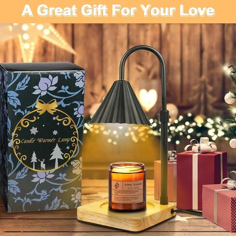 Candle Warmer Lamp with Timer Dimmable Bedroom Decorative Candle Lamp for Different Shapes and Sizes of Candles, with 4 Bulbs, Mother's Day gifts in Saudi Arabia