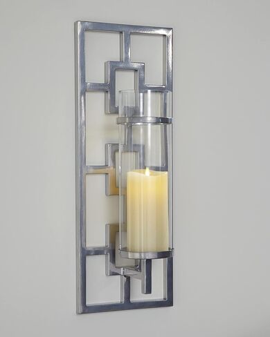 تصميم مميز من Ashley Brede Glam Wall Sconce فضي صغير in Saudi Arabia