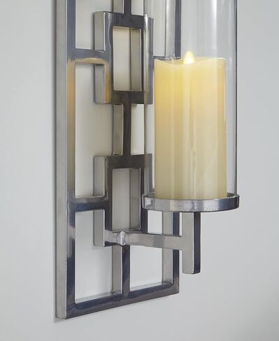 تصميم مميز من Ashley Brede Glam Wall Sconce فضي صغير in Saudi Arabia