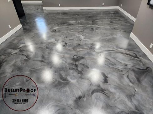 راتنجات مضادة للرصاص: طلقة واحدة | مجموعة راتنجات إيبوكسي صلبة بنسبة 100% (3 جالون) خالية من المذيبات، طبقة نهائية لامعة مكونة من مكونين - مركبات عضوية متطايرة منخفضة! الاستخدام الصناعي، الكراجات، الأرضيات، الخشب، الأكريليك والمزيد! (واضح) in Kuwait