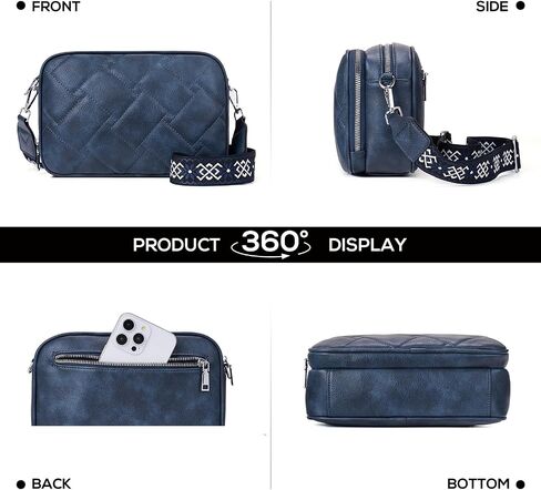 Crossbody Purse for Women,Quilted Crossbody bags Small Shoulder Handbag with RFID Card Slots in Saudi Arabia