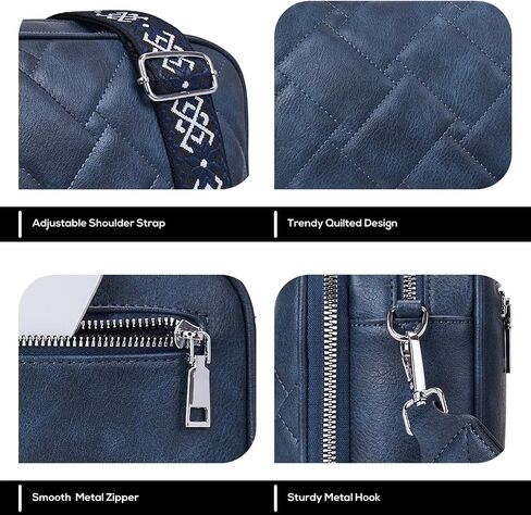 Crossbody Purse for Women,Quilted Crossbody bags Small Shoulder Handbag with RFID Card Slots in Saudi Arabia