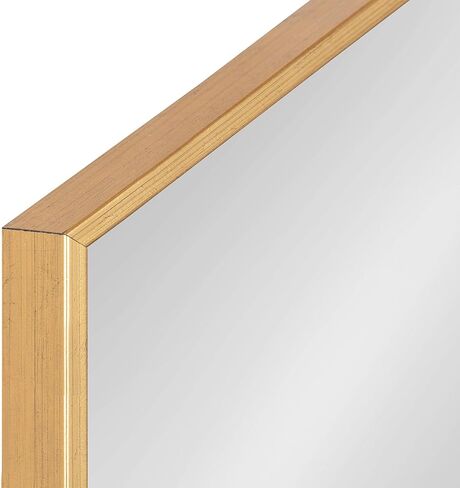 Kate and Laurel Rhodes Mid-Century Octagon Mirror, 30.75 x 30.75, Gold, Sophisticated Modern Mirror for Wall in Saudi Arabia