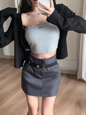 SHENHE Women's Open Front Lightweight Long Sleeve Crop Top Sweater Cardigan Outerwear in Saudi Arabia