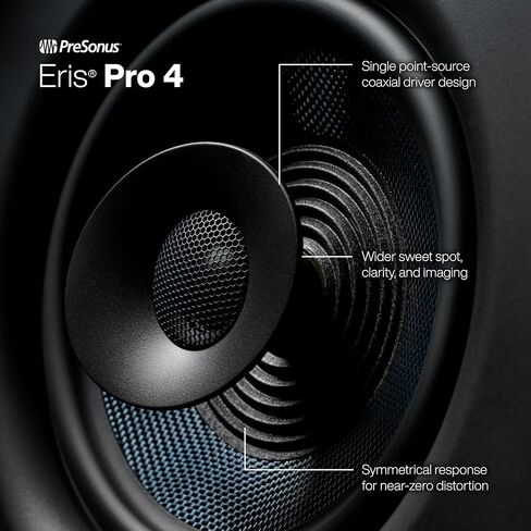 شاشة استوديو PreSonus Eris Pro 8 ثنائية الاتجاه، نشطة، مقاس 8 بوصة محورية in Saudi Arabia