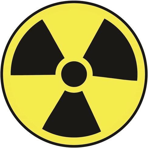 Biohazard ISO Safety Label Sign Stickers (PACK OF 5 STICKERS), 4"x4", Decals for Windows, Car, Boxes, Containers, technological Equipments, Indoor and Outdoor Use (BIOHAZARD) in Saudi Arabia