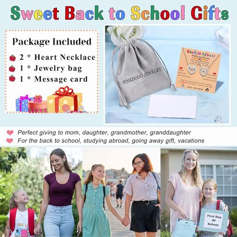 قلادات PINKDODO للأم والابنة هدايا العودة إلى المدرسة in Kuwait