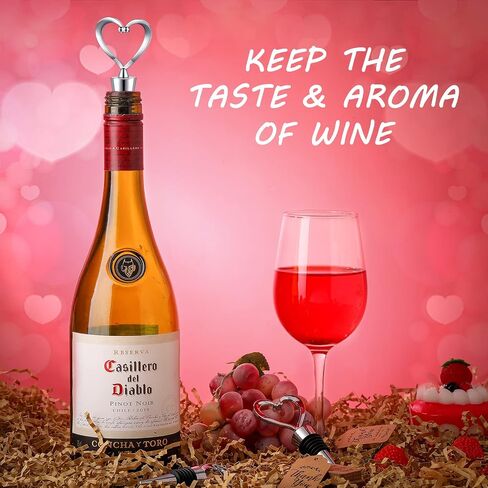 90 Pack Heart Shaped Wine Stoppers Wedding Favors for Guests Stainless Steel Love Beverage Bottle Stopper with 100 Tags 100 Organza Bags and Twine Bulk for Bridal Shower Valentines Party Favors Gifts in Saudi Arabia