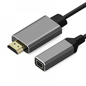 Elecbee HDMI to Mini for Display Port Converter Adapter Cable 4K X 2K HDMI Male to Female Video Cable in Saudi Arabia
