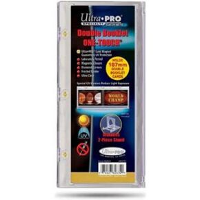 Ultra Pro 1X Vertical Booklet Card Holder w/Stand - UV One Touch Magnet Magnetic 187mm Long~