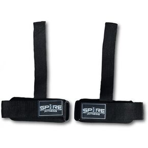 Spire Fitness Straps For Weight Lifting Wrist Protector For Weightlifting, NeoTek Cushioned Compression Bodybuilding, Powerlifting, Strength Training For Men and Women