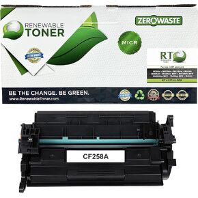 RT 58A MICR Ink Compatible Replacement for HP CF258A 58X CF258X | Works with HP Printers M404dn M404dw M404n MFP M428fdn M428fdw Check Printer Toner Cartridge (with Bypass Chip)