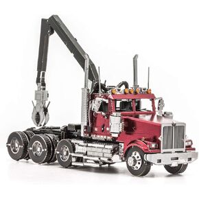 مجموعة نماذج معدنية ثلاثية الأبعاد من Fascinations Metal Earth Western Star 4900SF Log Truck