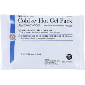 Reusable Hot and Cold Gel Packs, 4" x 6" (4 Pack)