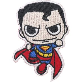 Cute Super Man Patches Embroidered Iron On Patch DIY & Repair Jeans, Jacket, Bag Sew On Emblem