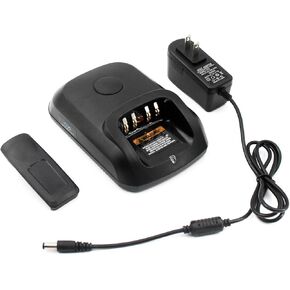 PMNN4409 Battery Charger Compatible for Motorola APX900 XPR7550 XPR6550 XPR6350 XPR3500 XPR3300e XPR7350e XPR7550e XPR7580e Radio WPLN4232 WPLN4226 WPLN4226A Single Unit Charger （NO-IMPRES）