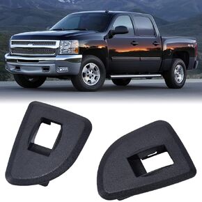 Window Switch Left Right Rear Driver and Passenger Side Window Switch Panel Cover Window Switch Rear Bezels for 2009-2013 Silverado Sierra 1500 2500HD 3500HD-2PCS