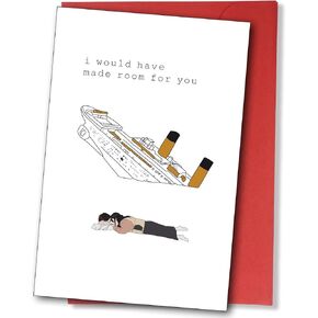 Funny Love Card for Husband/Boyfriend, Suitable for Anniversary Birthday Valentine's Day ((3.93 x 5.9 inches)