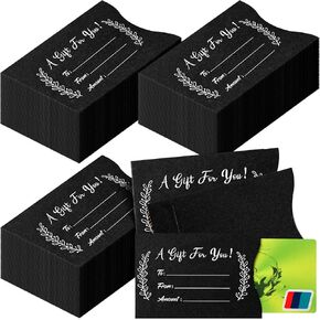 600 Pcs Gift Card Envelopes Bulk Thank You Gift Card Sleeves Appreciation Mini Money Cash Envelopes for Blank Hotel Credit Card Protector for Christmas Party Business Gifts, 3.54 x 2.36 Inches(Brown)