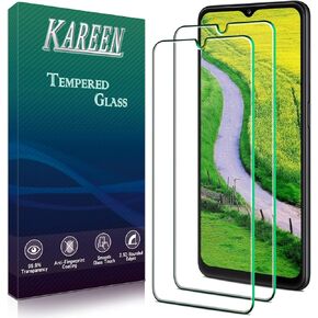 KAREEN (2 Pack) For Samsung Galaxy A02s / Galaxy A02 Screen Protector, HD Tempered Glass Film, Anti Scratch, 9H Hardness, Touch Sensitive