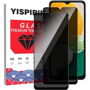 for Samsung Galaxy A13 (4G/5G) 2022 Privacy Screen Protector [2 Pack ] Dark Anti Spy Private Tempered Glass Film for Samsung Galaxy A02S / A12 / A32 Case Friendly