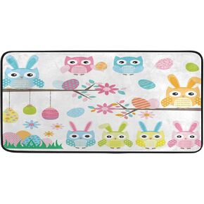 American Money Kitchen Rugs Hundred Dollar Bills Bath Mat for Bathroom Absorbent Non Skid Washable Standing Floor Desk Mat Runner Carpet for Home Office Hallway Sink Stove Laundry 39X20 inches
