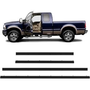 ACLONG Weatherstrip Window Seal Car Window Moulding Trim Sweep Felt Seal Kit Fit for Toyota 4Runner 2003-2009 Replaces 68161-35060, 68162-35060,68163-35030,68164-35030-4 Piece Set in Kuwait