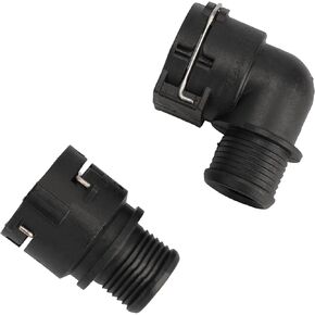 Rldym Heater Inlet Hose Connector 95089363 95089364 for Chevy Sonic Hatchback, Set of 2